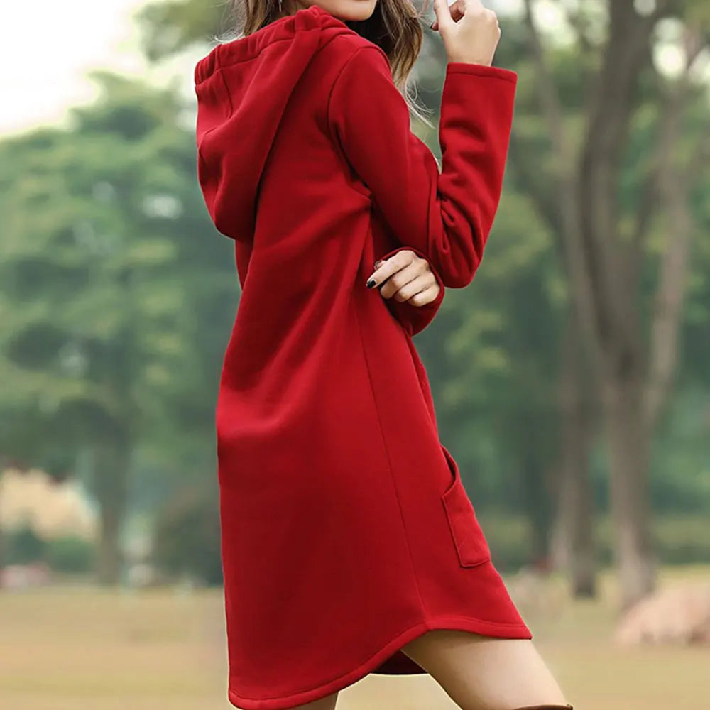 Jocoo Jolee Oversized Casual Hoodie Dress