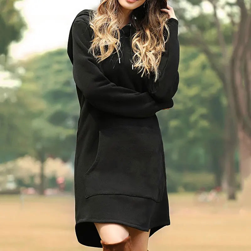 Jocoo Jolee Oversized Casual Hoodie Dress